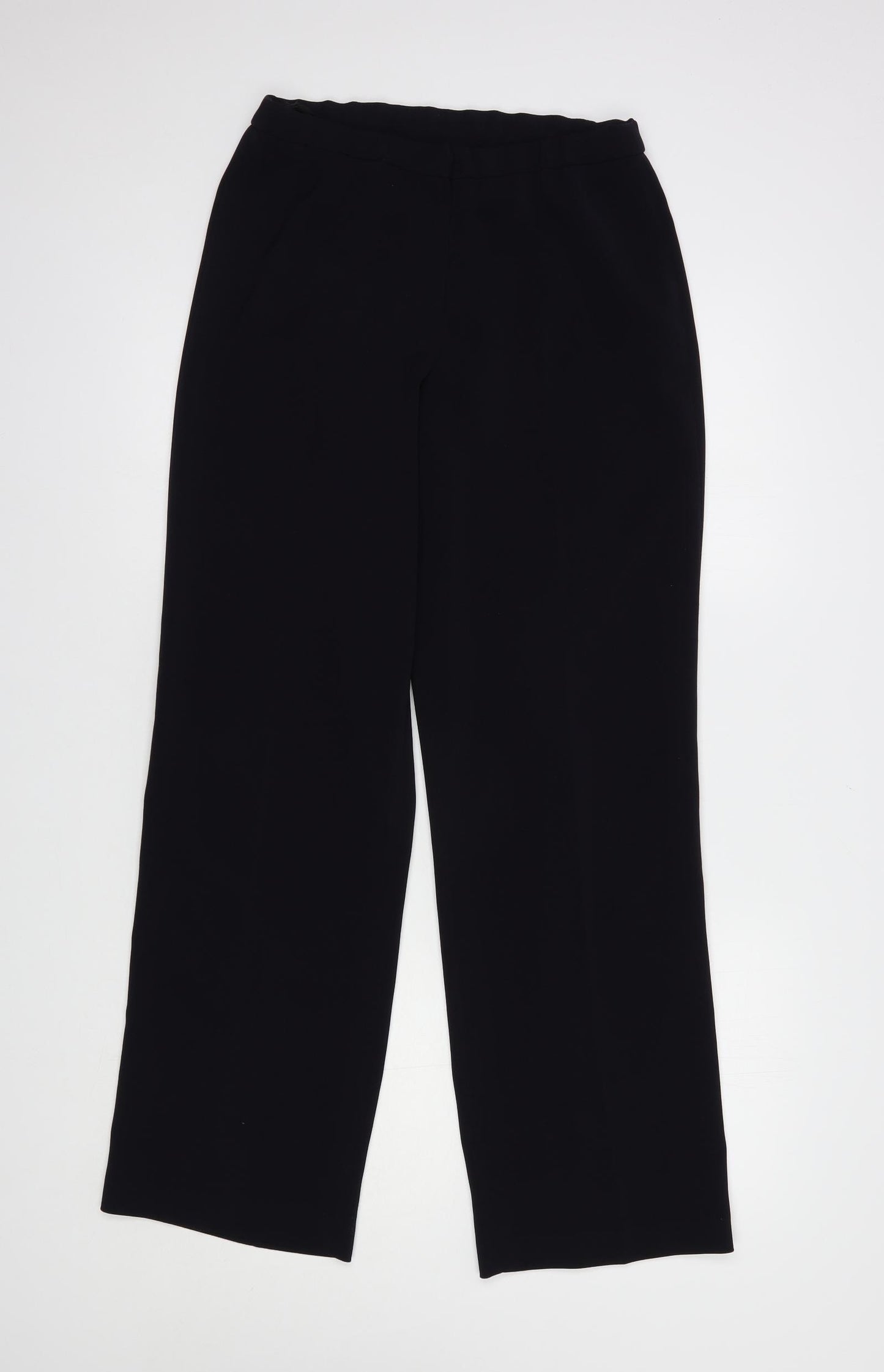 AMARANTO Womens Blue  Polyester Dress Pants Trousers Size 10 L31 in Regular Hook & Eye