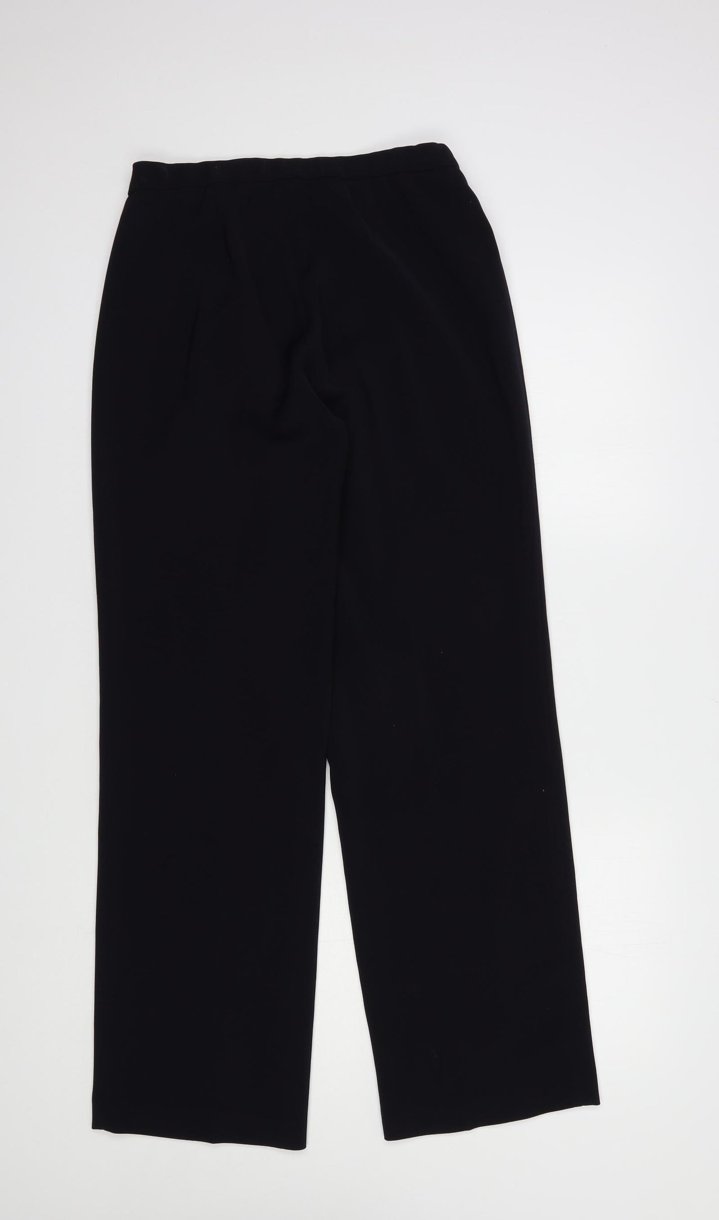 AMARANTO Womens Blue  Polyester Dress Pants Trousers Size 10 L31 in Regular Hook & Eye