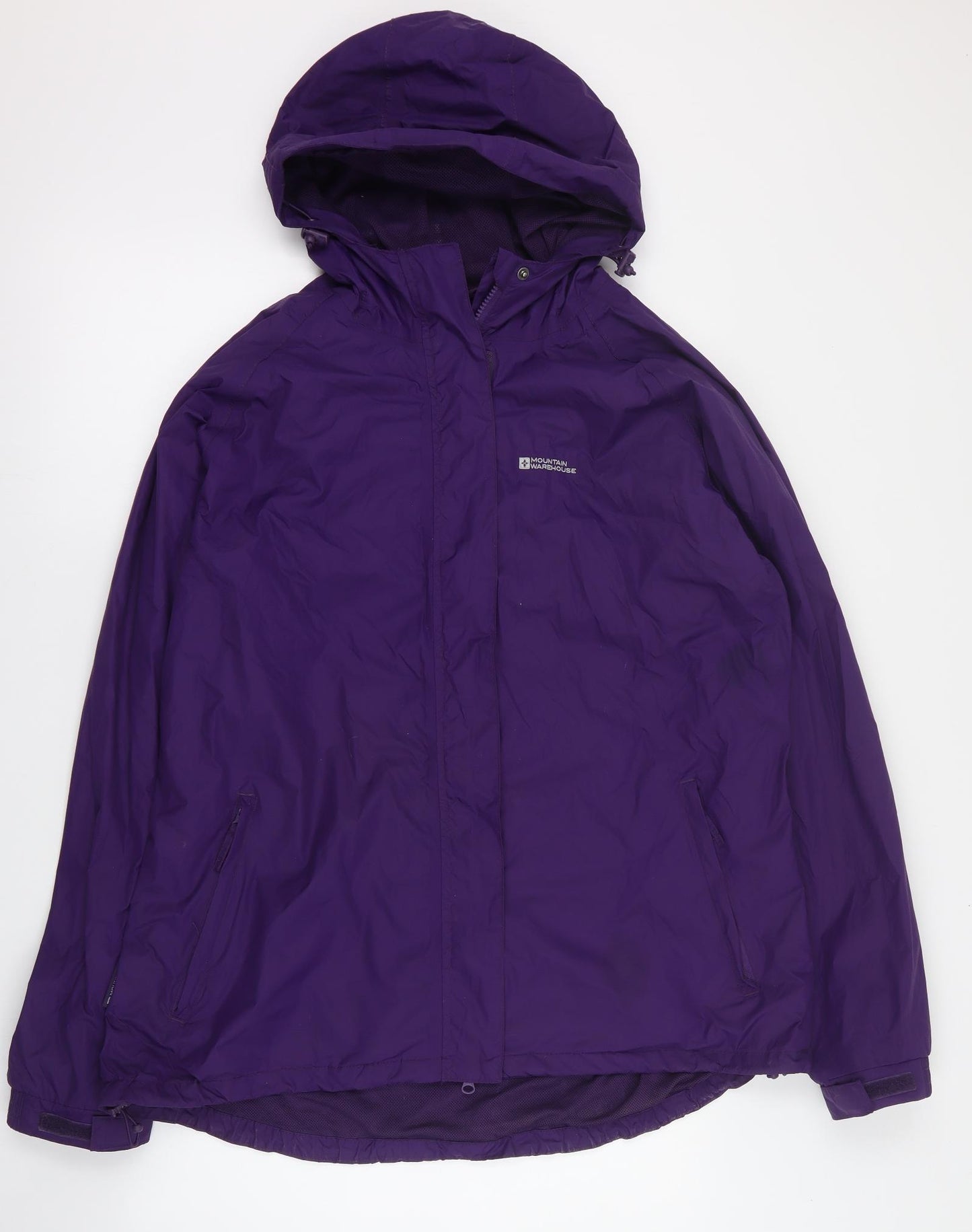 Mountain Warehouse Womens Purple   Rain Coat Coat Size 20  Zip