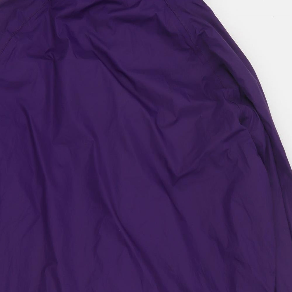 Mountain Warehouse Womens Purple   Rain Coat Coat Size 20  Zip