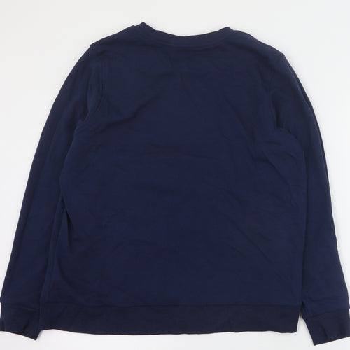 Marks and Spencer Womens Blue  Cotton Pullover Sweatshirt Size 18  Pullover - Jubilee