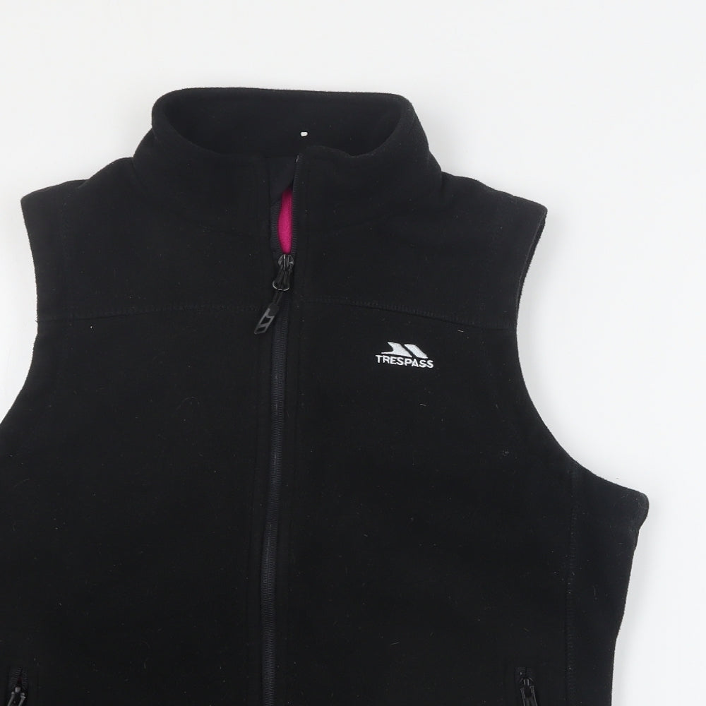 Trespass Womens Black   Gilet Coat Size M  Zip