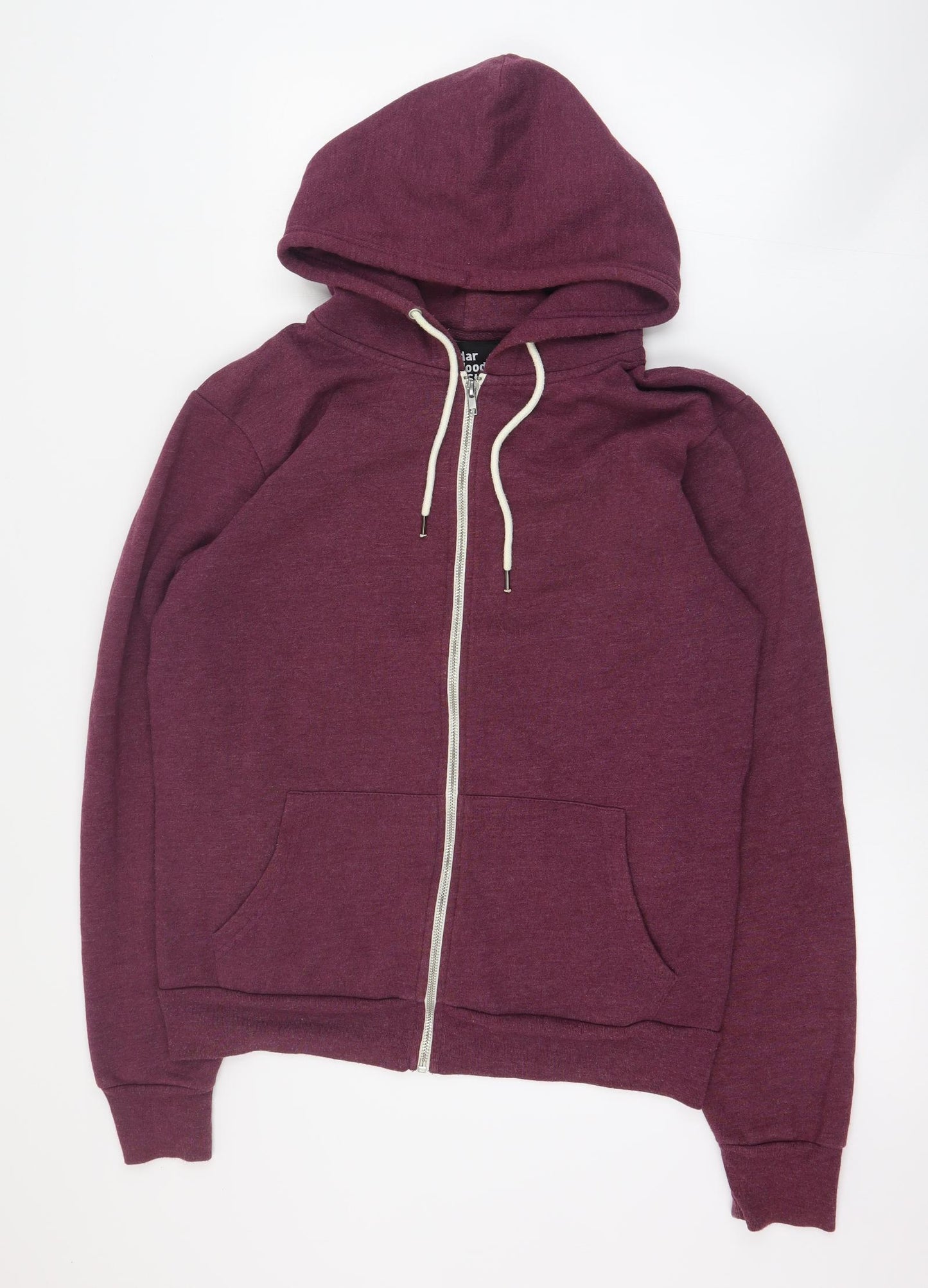 Primark Mens Purple  Cotton Full Zip Hoodie Size M
