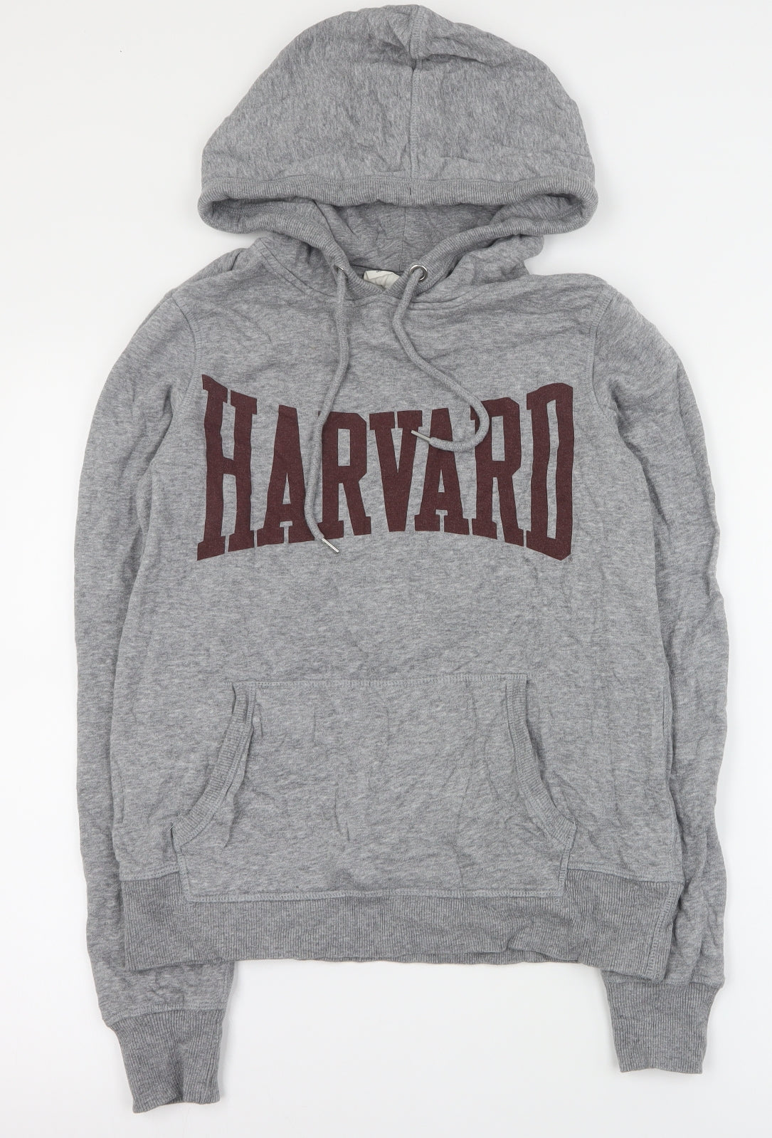 H&M Womens Grey  Cotton Pullover Hoodie Size S  Pullover