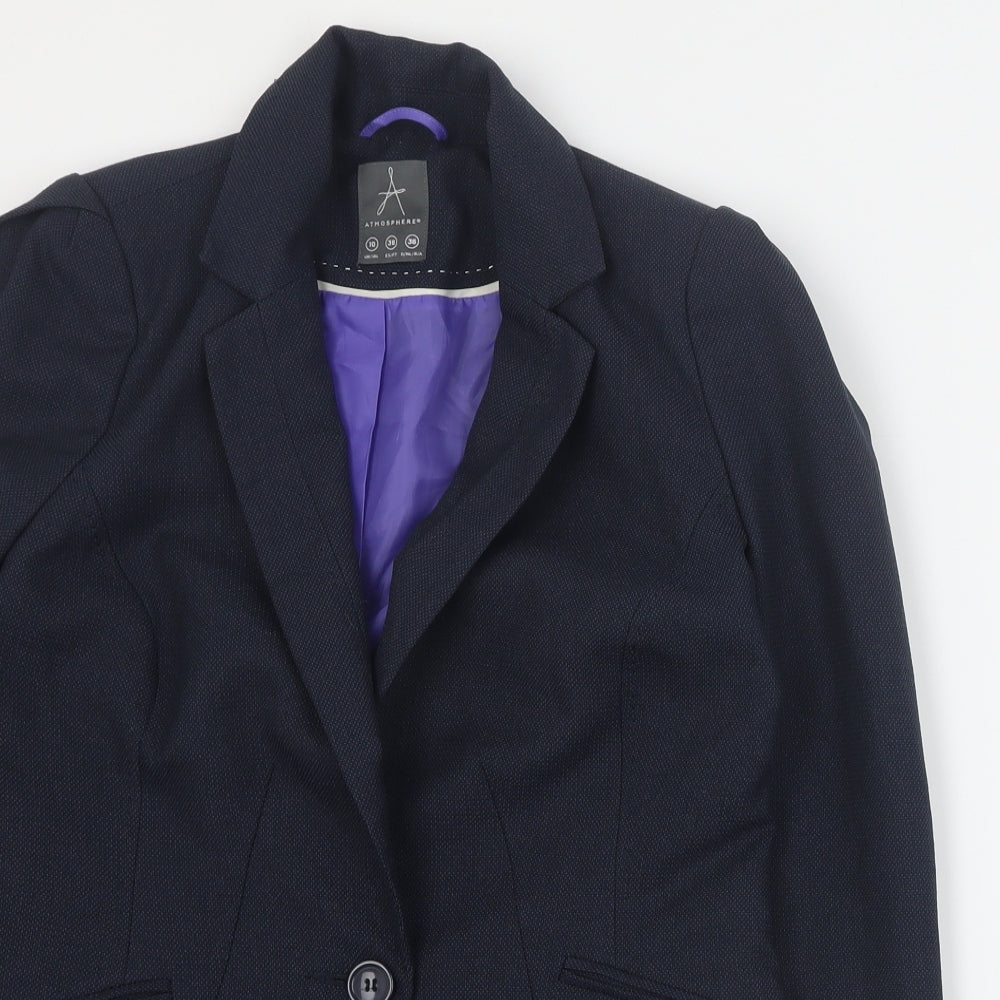 Primark Womens Blue   Jacket Blazer Size 10  Button