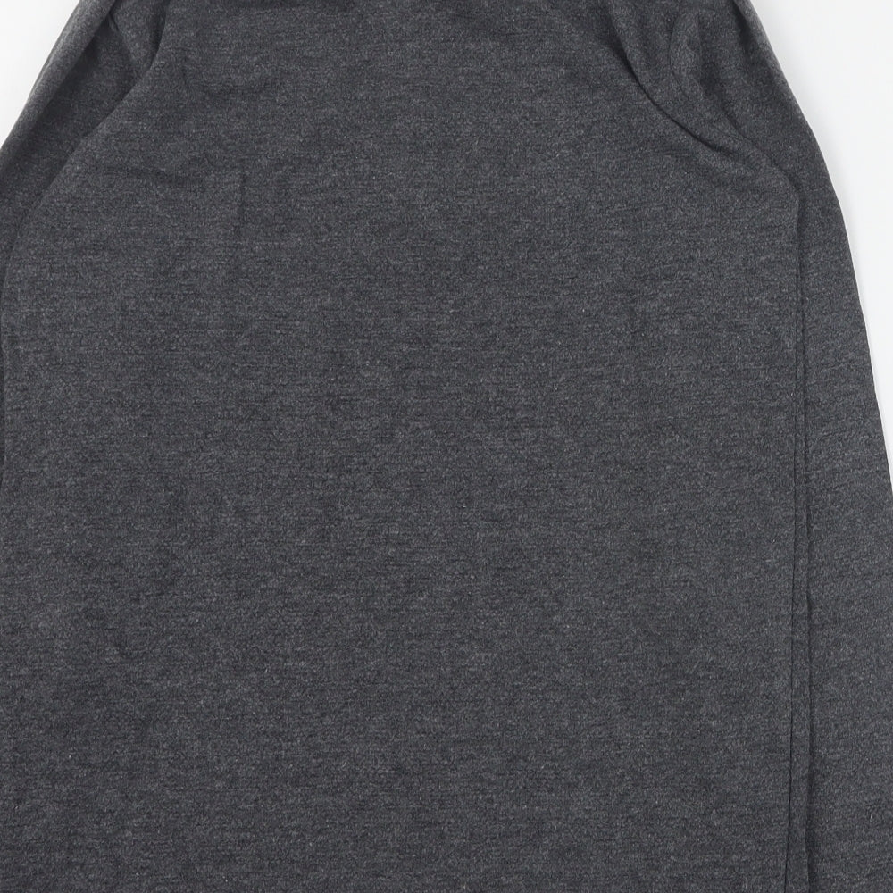 Dunnes Mens Grey  Polyester  Polo Size 34 Collared Button