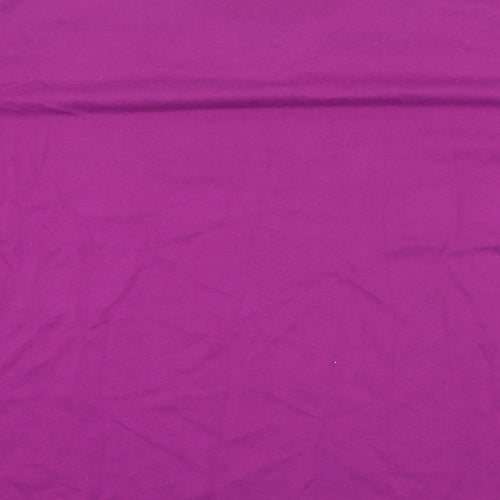 Hudson & Onslow Womens Purple  Polyester Basic T-Shirt Size 24 Round Neck