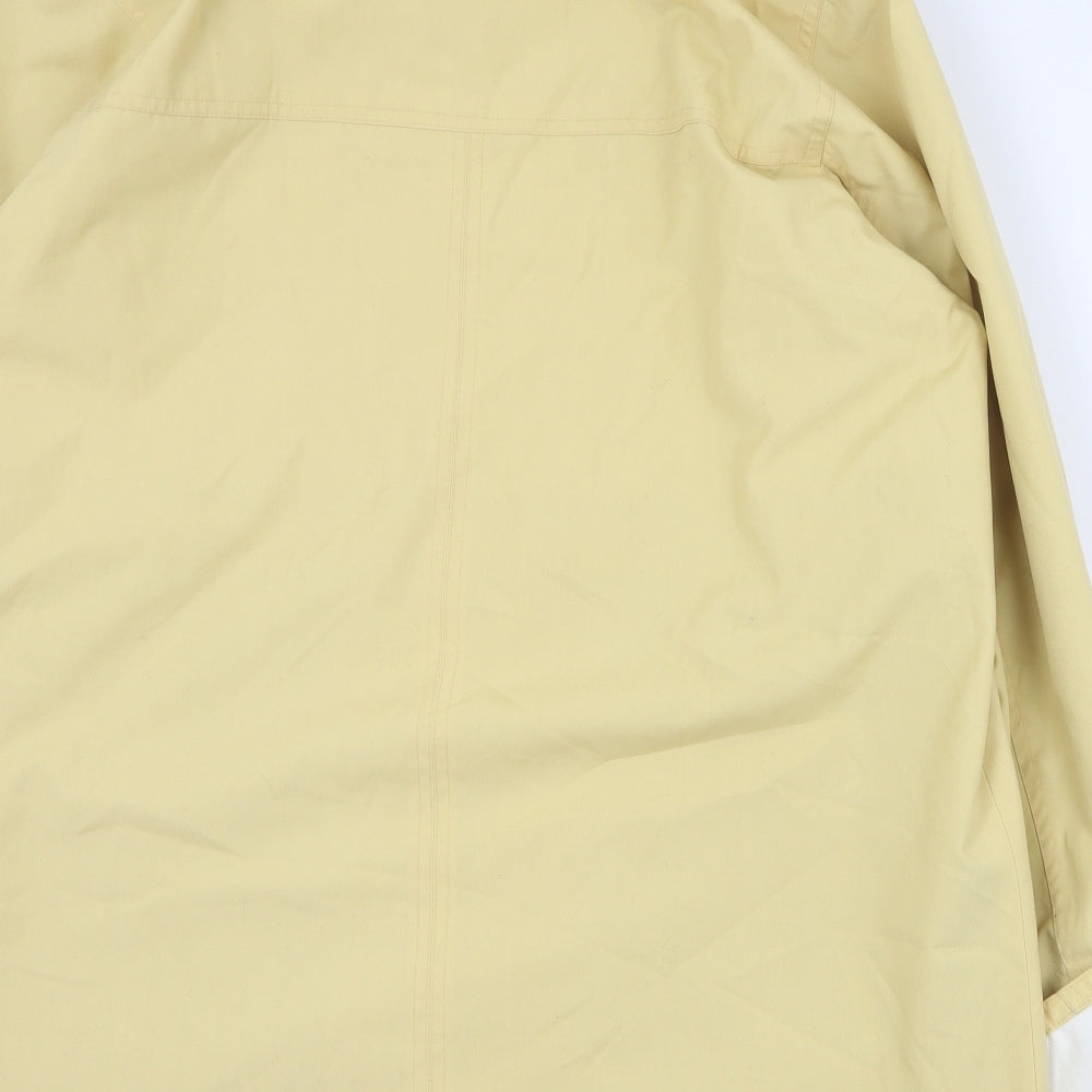 Berketex Womens Yellow   Pea Coat Coat Size 10  Zip
