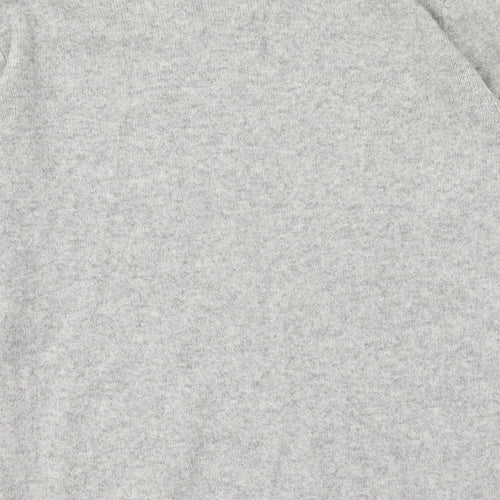 Next  Mens Grey Round Neck  Wool Pullover Jumper Size XL