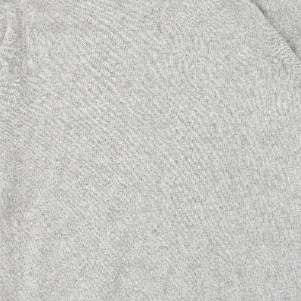 Next  Mens Grey Round Neck  Wool Pullover Jumper Size XL