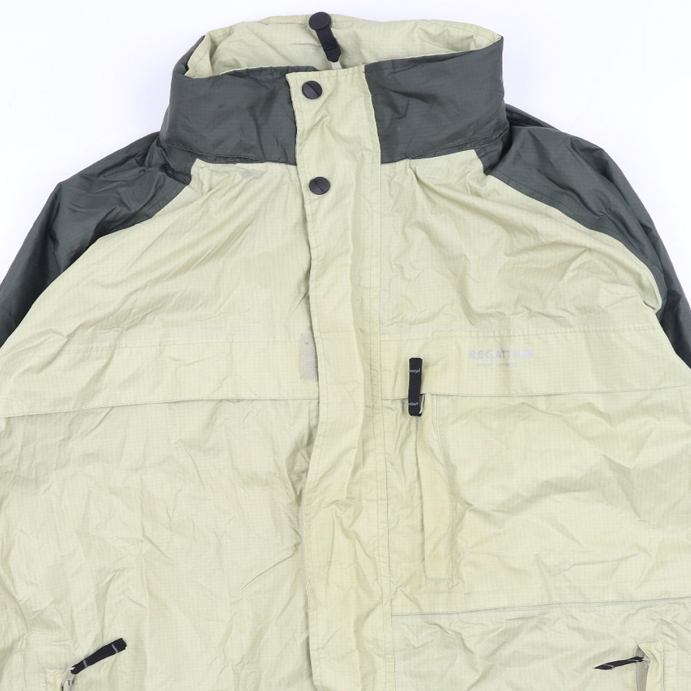 Regatta Mens Green   Rain Coat Coat Size 40