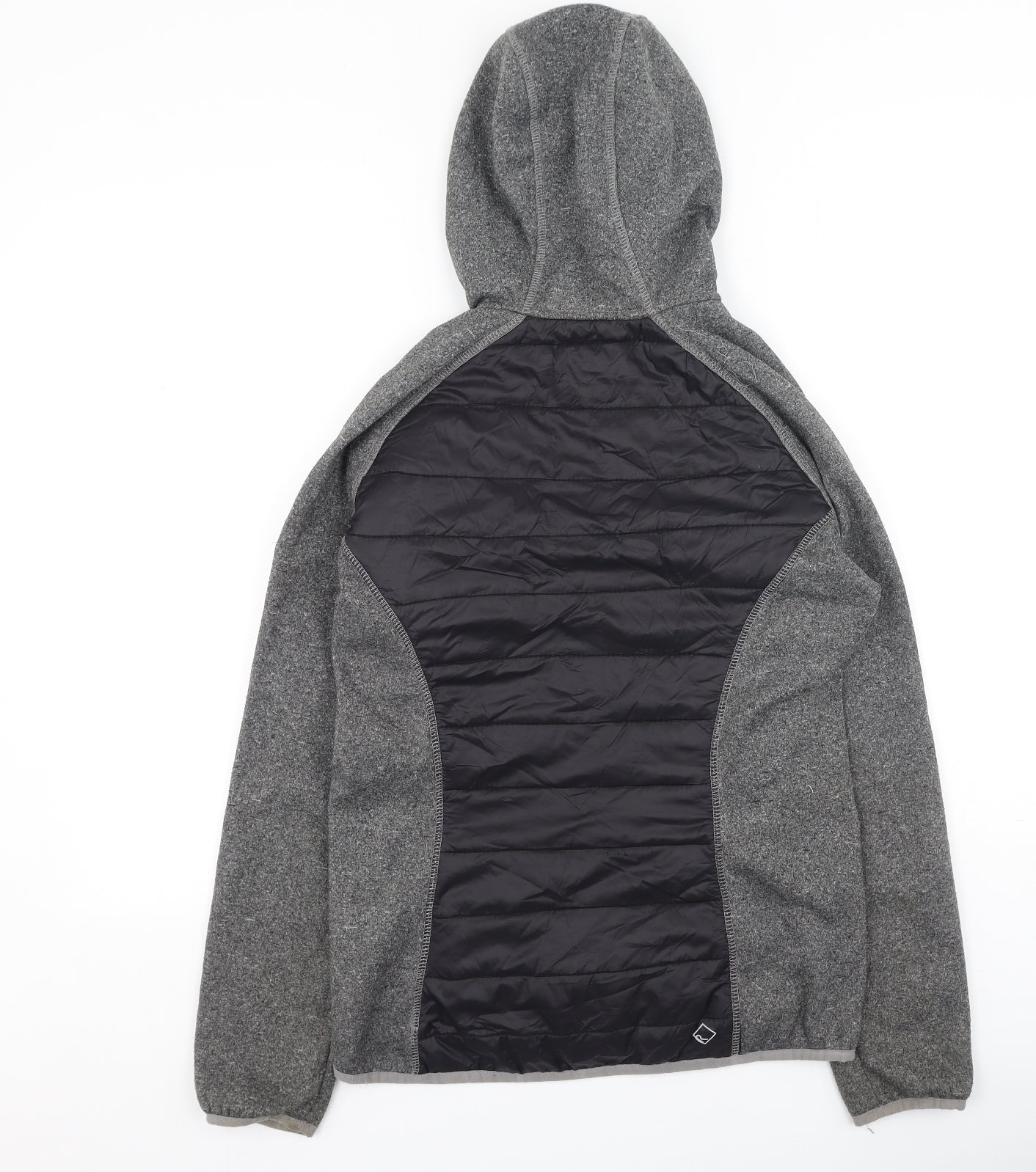 Regatta Womens Grey Round Neck  Polyamide Full Zip Jumper Size 10