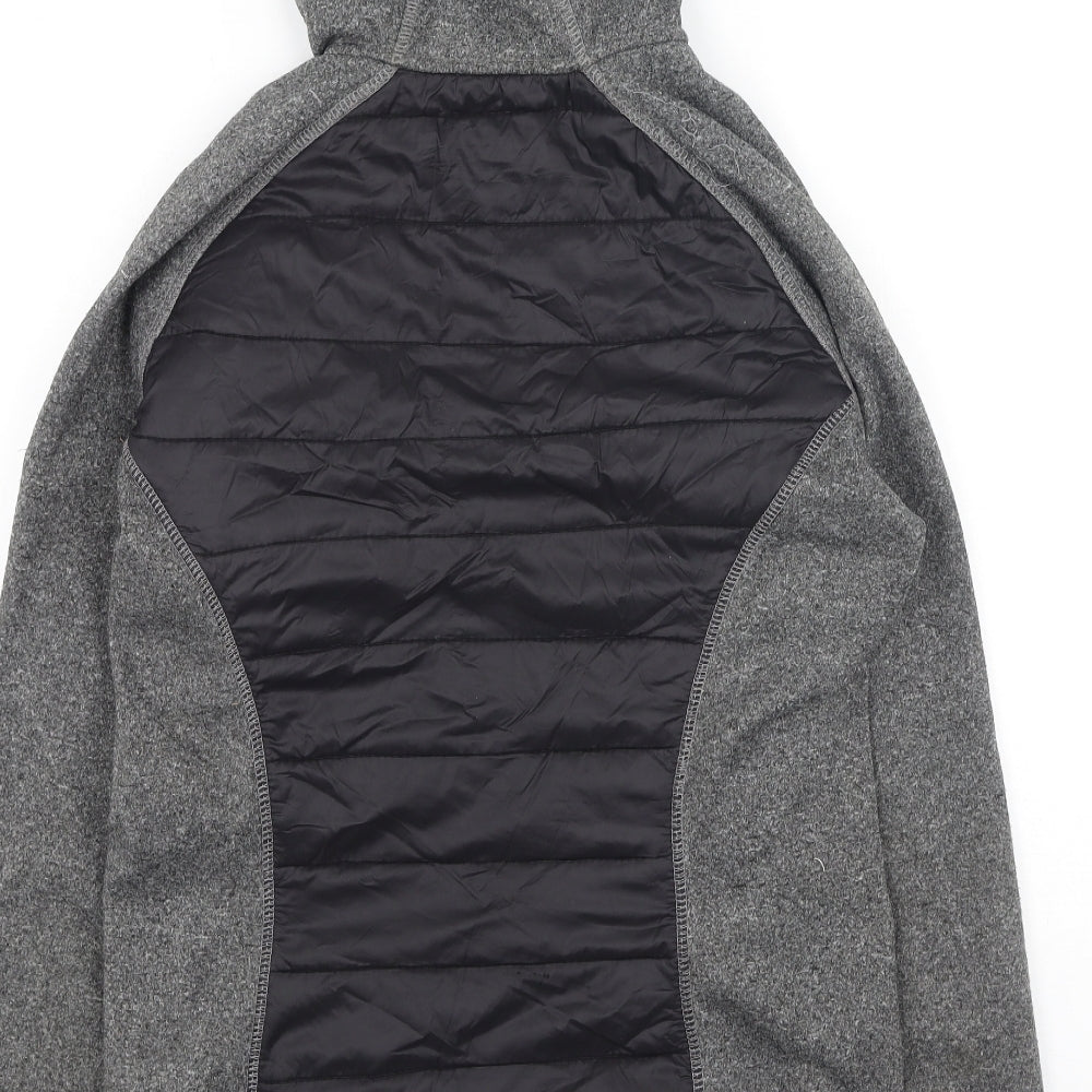 Regatta Womens Grey Round Neck  Polyamide Full Zip Jumper Size 10