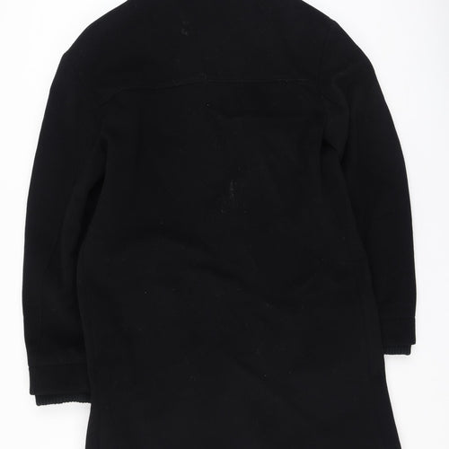 Jeffrey Banks Womens Black   Trench Coat Coatigan Size M