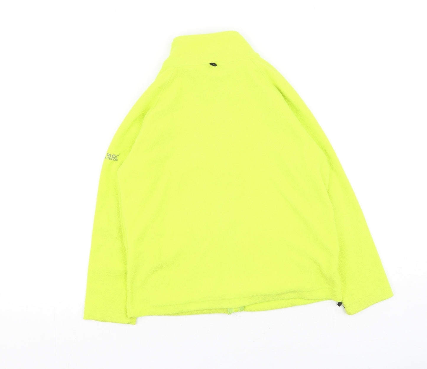 Regatta Boys Green High Neck  Polyester Full Zip Jumper Size 7-8 Years