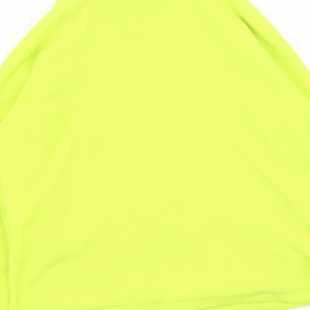 Regatta Boys Green High Neck  Polyester Full Zip Jumper Size 7-8 Years