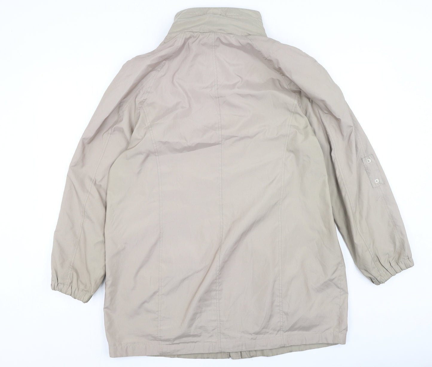Windsmoor Womens Beige   Rain Coat Coat Size S
