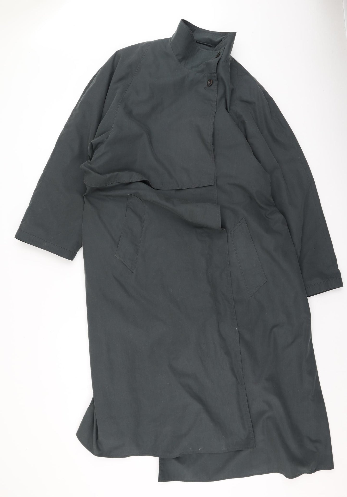 St Micheal  Womens Green   Trench Coat Coat Size 14