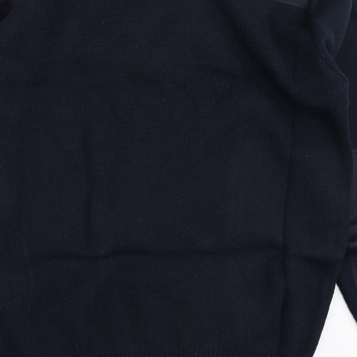 fasttrack Mens Blue  Acrylic Pullover Sweatshirt Size 2XL
