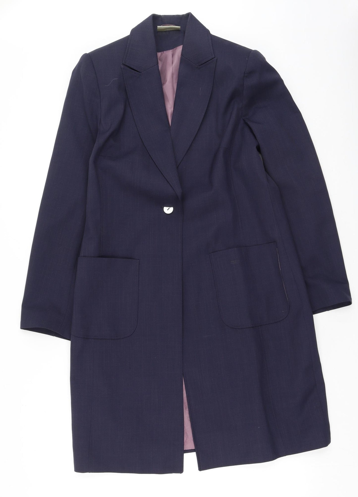 Kit Womens Blue  Polyester Fit & Flare  Size 12  V-Neck