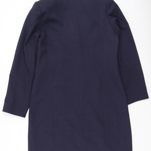 Kit Womens Blue  Polyester Fit & Flare  Size 12  V-Neck