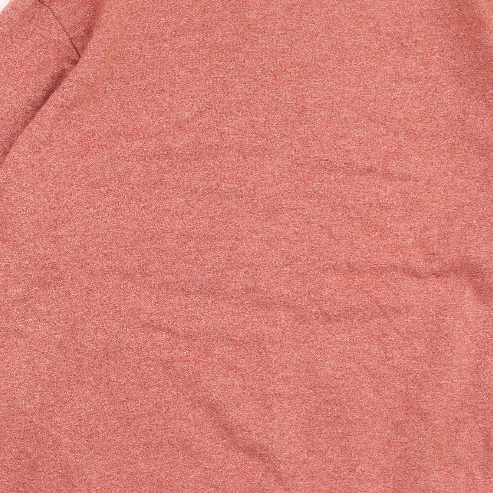 F&F Mens Orange  Cotton Pullover Sweatshirt Size 2XL