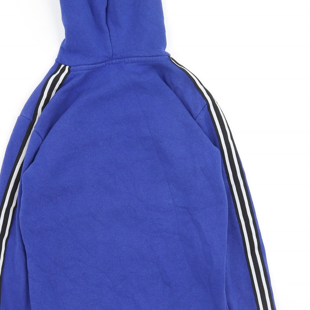 River Island  Boys Blue  Cotton Pullover Hoodie Size 7-8 Years   - Maison