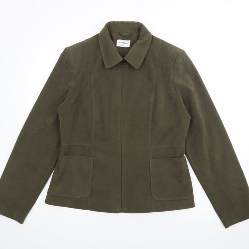 Atmosphere Womens Green   Jacket  Size 14  Zip