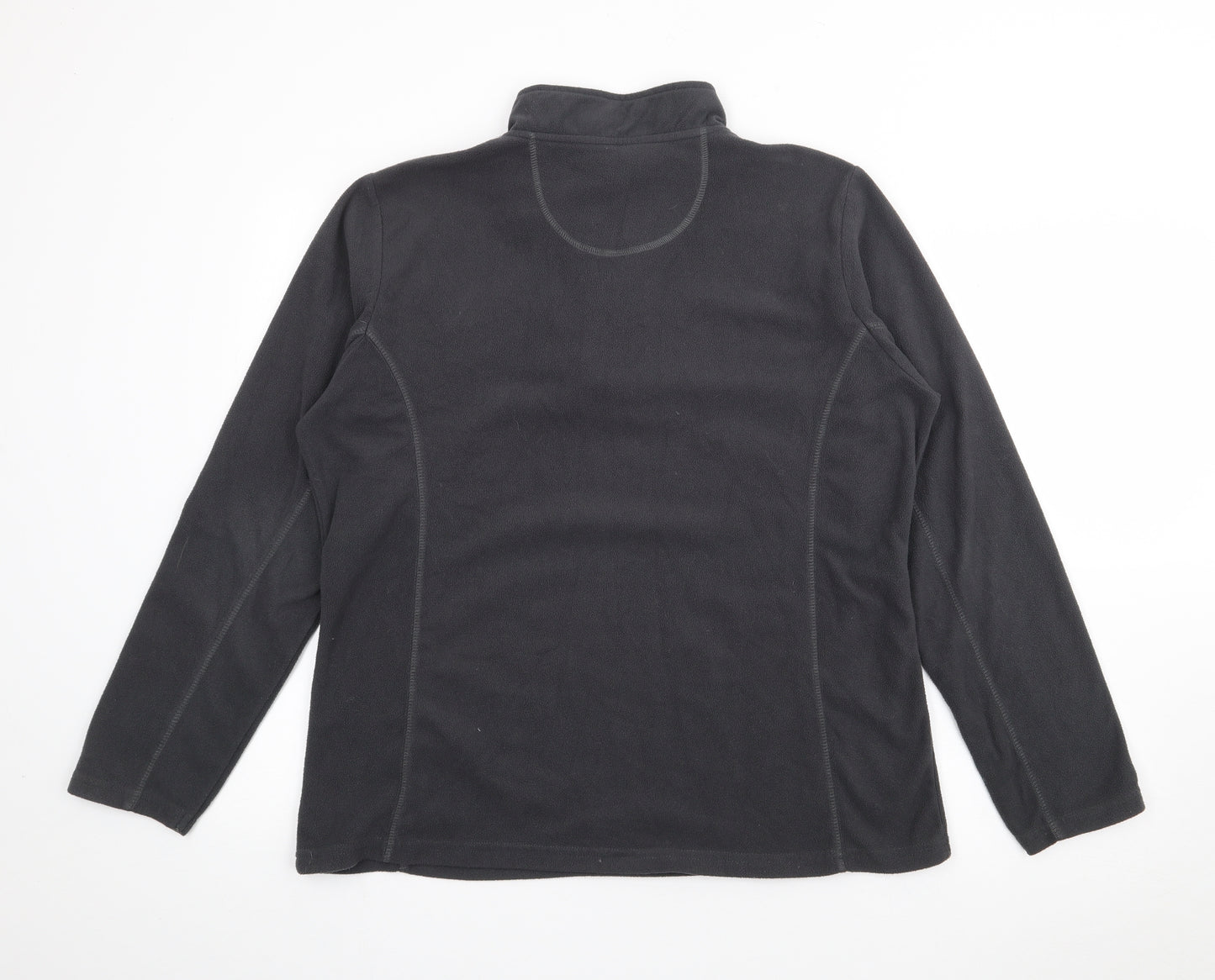 Crane Womens Grey High Neck  Polyester Pullover Jumper Size 16