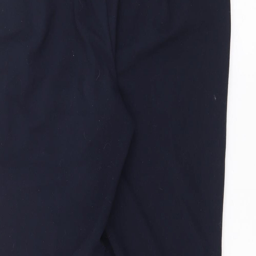 Classic Womens Blue  Polyester Trousers  Size 12 L29 in Regular