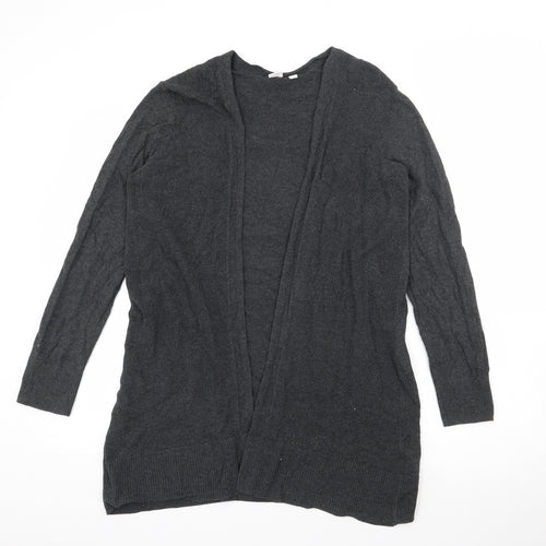Gap Womens Grey V-Neck  Cotton Cardigan Jumper Size M