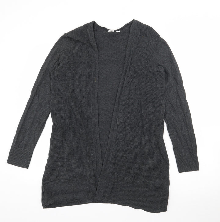 Gap Womens Grey V-Neck Cotton Cardigan Jumper Size M
