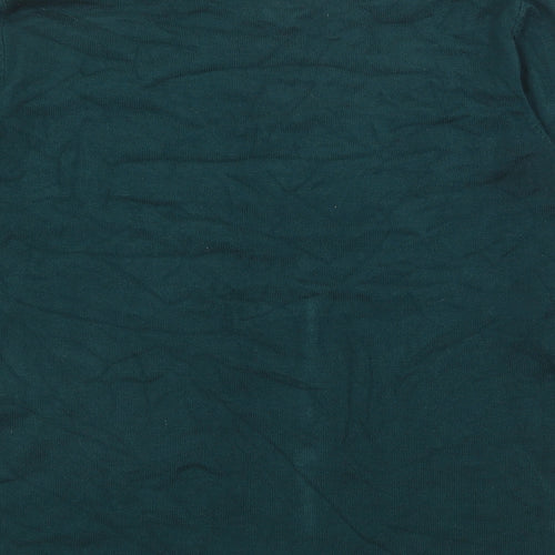 Stradivarius Womens Green Crew Neck  Polyester Pullover Jumper Size L