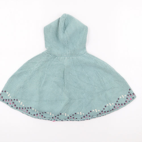 Fat Face Girls Green   Jacket Poncho Size S