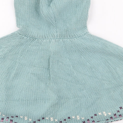 Fat Face Girls Green   Jacket Poncho Size S