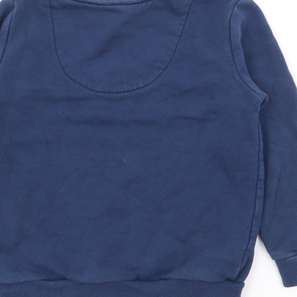 Marks and Spencer Boys Beige  Cotton Pullover Sweatshirt Size 5-6 Years   - Olaf Frozen