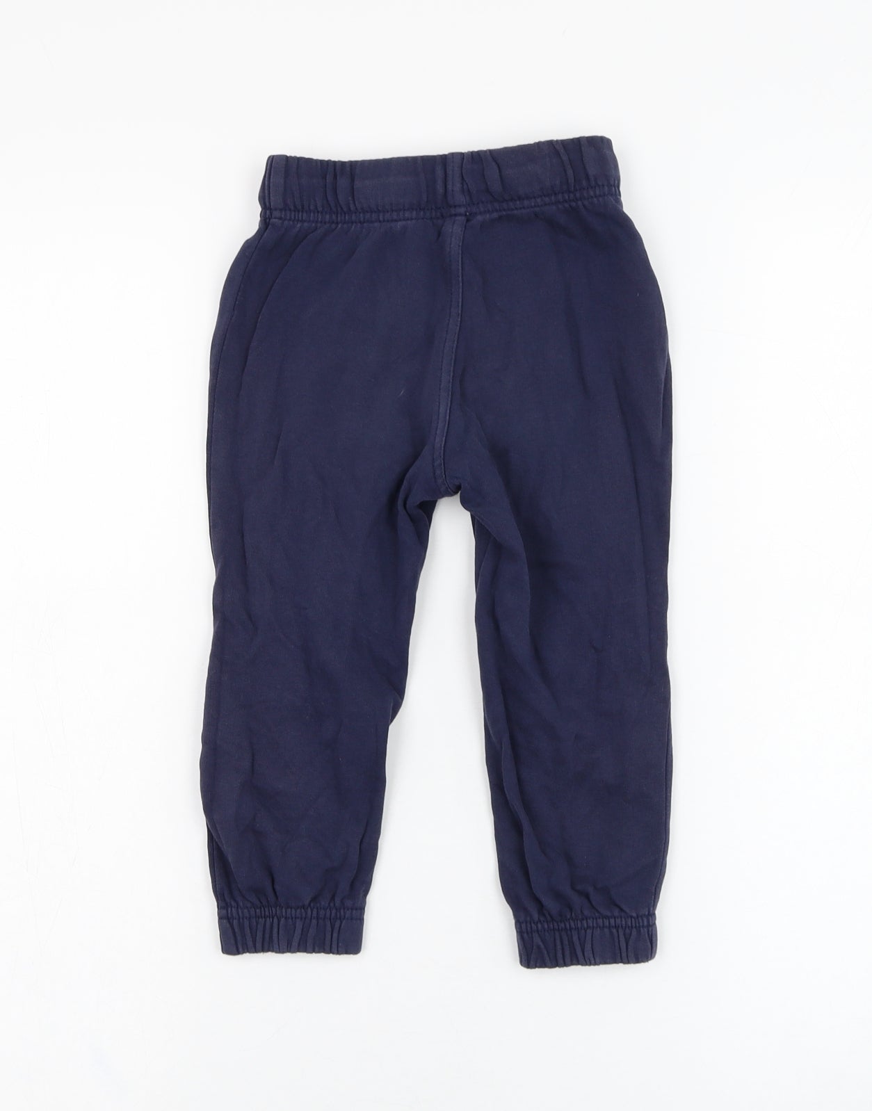 George Boys Blue  Cotton Jogger Trousers Size 2-3 Years  Regular Pullover