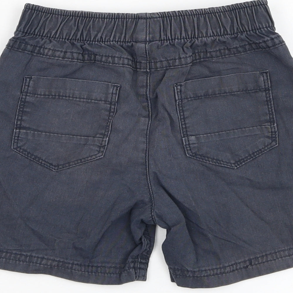 George Boys Blue  Cotton Bermuda Shorts Size 2-3 Years  Regular