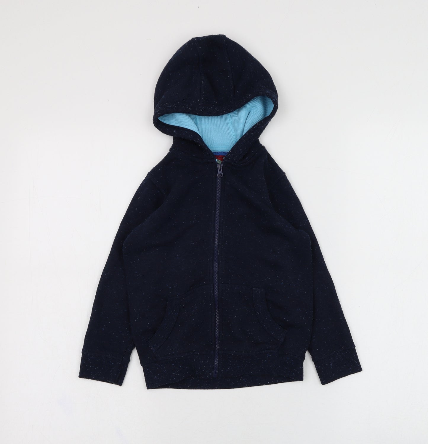 TU Boys Blue  Polyester Full Zip Hoodie Size 2-3 Years  Zip