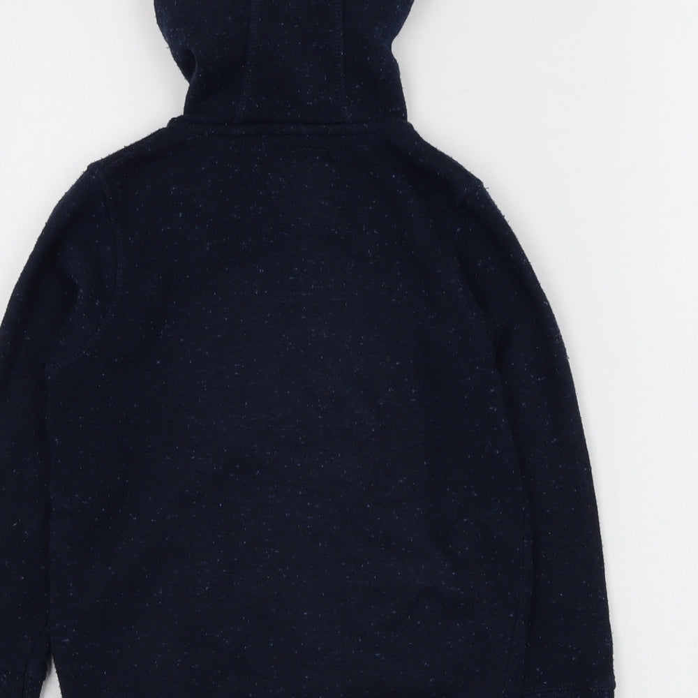 TU Boys Blue  Polyester Full Zip Hoodie Size 2-3 Years  Zip