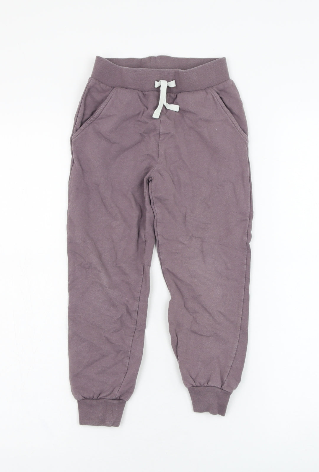 George Girls Purple  Cotton Jogger Trousers Size 5-6 Years  Regular Pullover