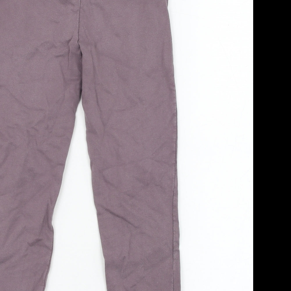George Girls Purple  Cotton Jogger Trousers Size 5-6 Years  Regular Pullover