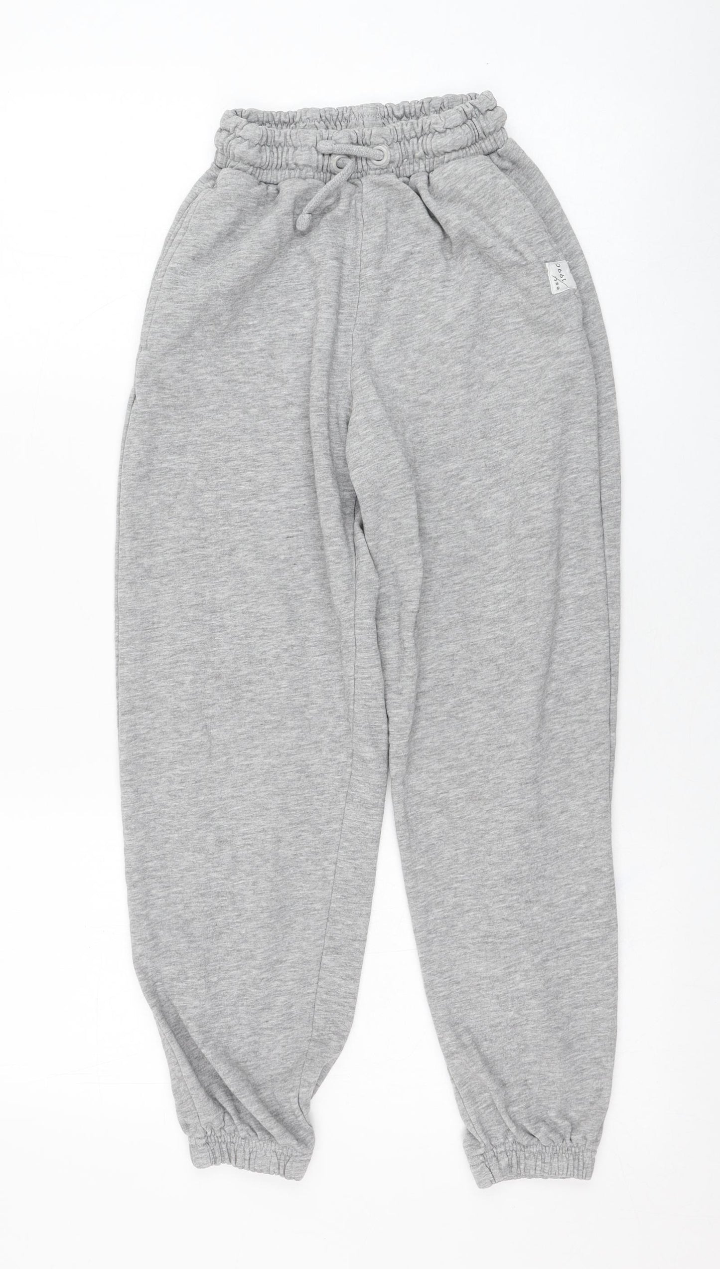 George Girls Grey  Cotton Jogger Trousers Size 10-11 Years  Regular Pullover
