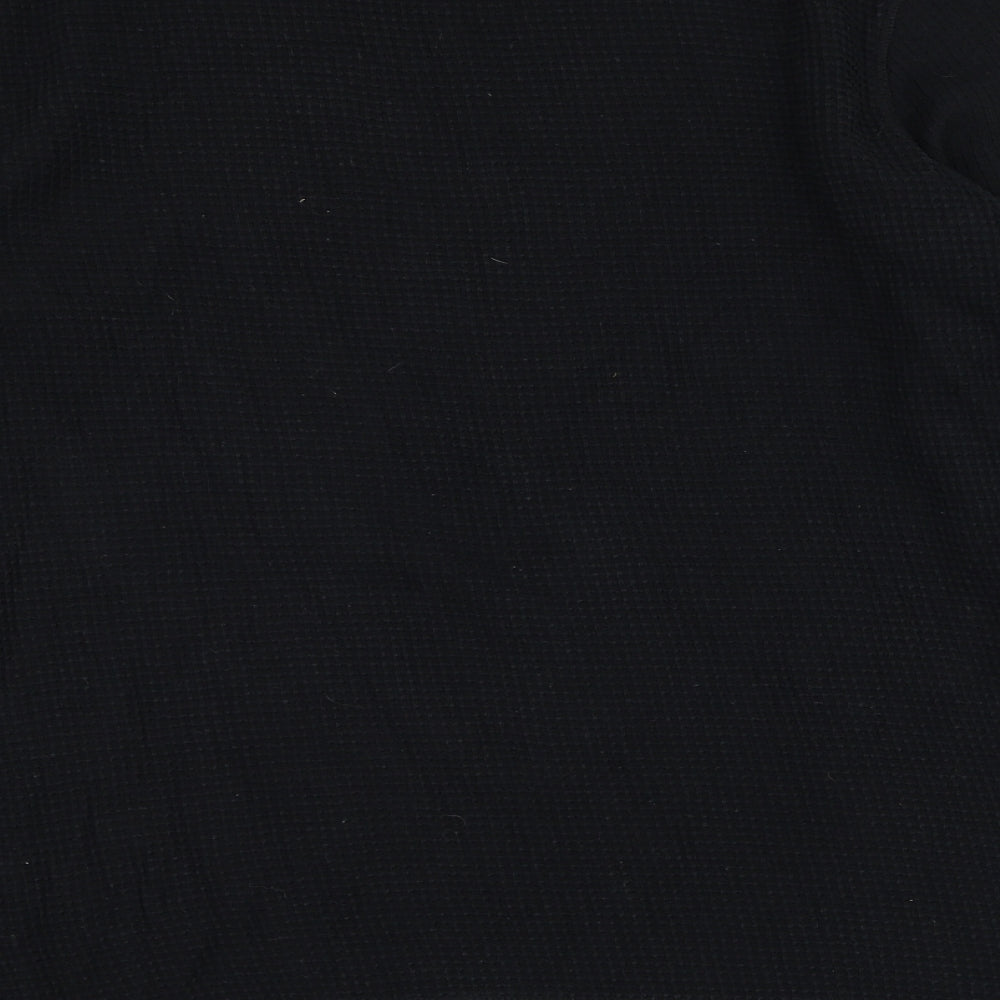 River Island Mens Black  Cotton Pullover Sweatshirt Size M