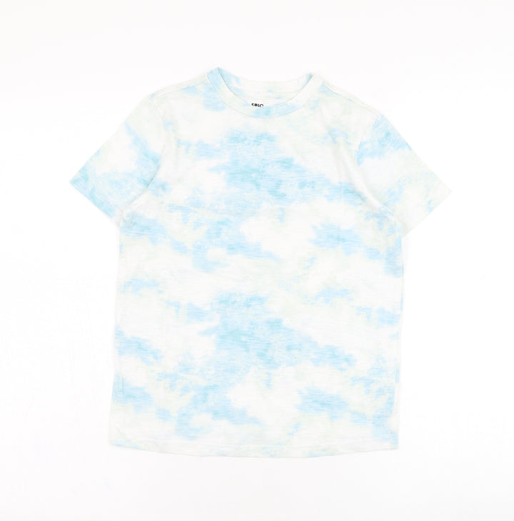 Epic Threads Boys Blue  Cotton Basic T-Shirt Size S Round Neck Pullover