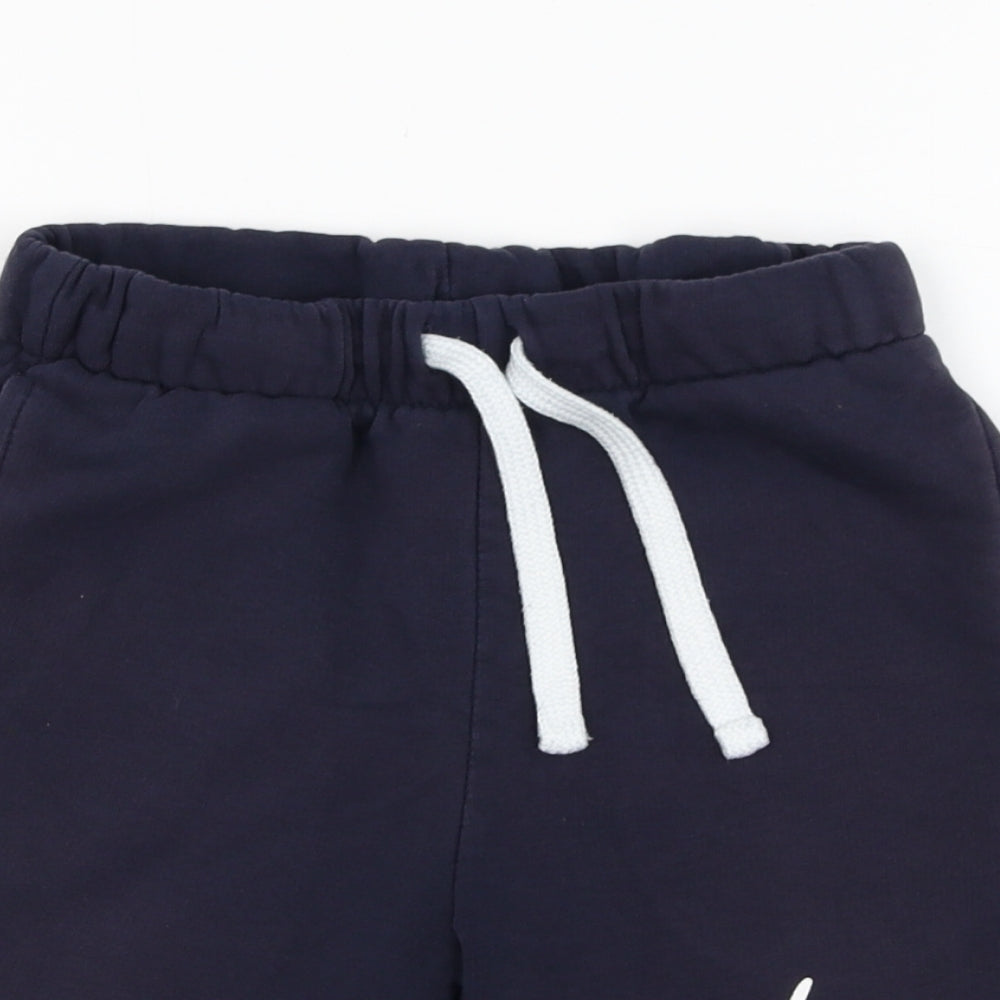 Hype Boys Blue  Cotton Sweat Shorts Size 7-8 Years  Regular