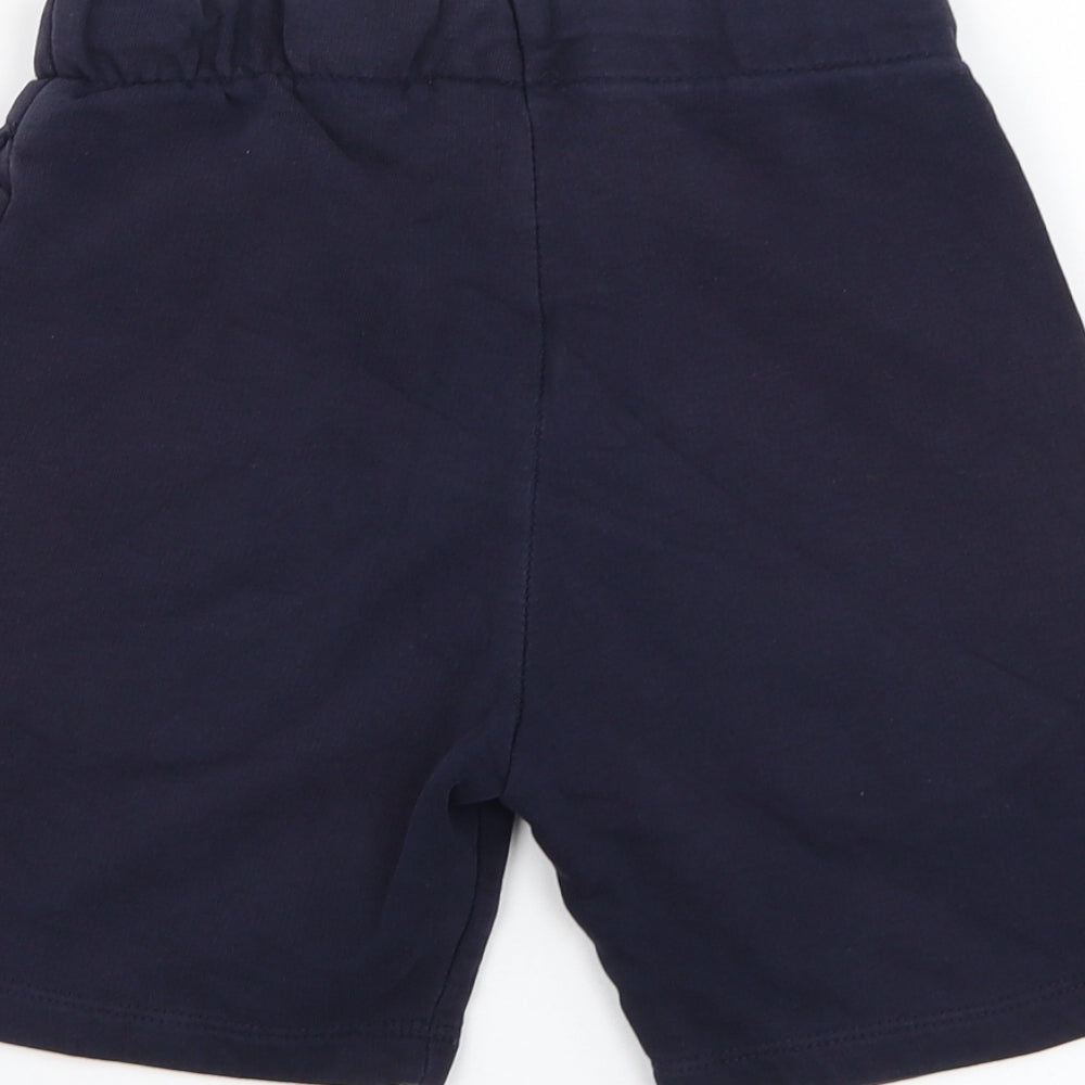 Hype Boys Blue  Cotton Sweat Shorts Size 7-8 Years  Regular
