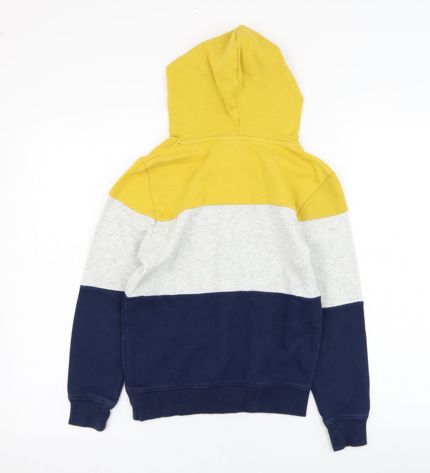 H&M Boys Grey Colourblock Cotton Pullover Hoodie Size 9-10 Years  Pullover - NYC