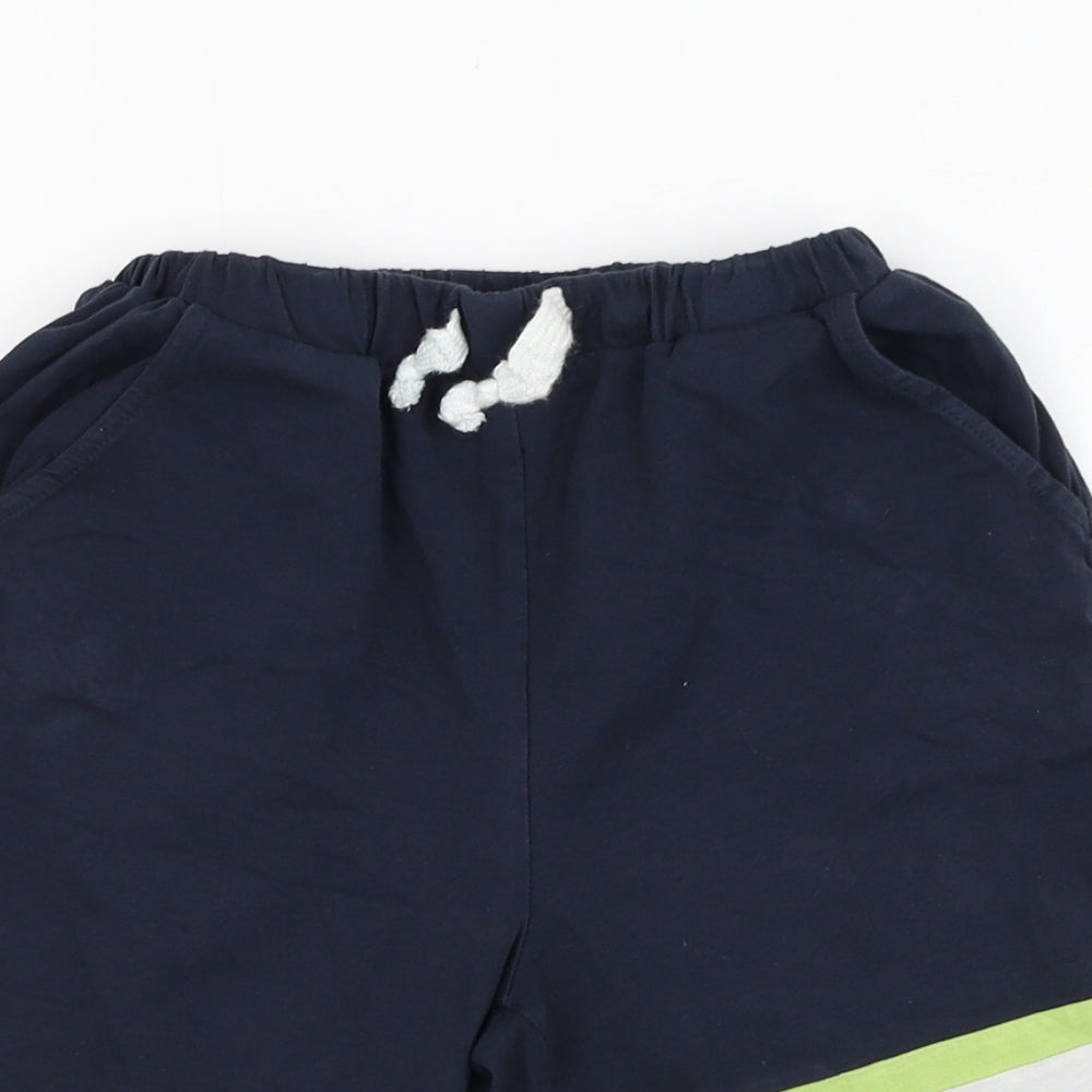 SheIn Boys Blue  Cotton Sweat Shorts Size 9-10 Years  Regular