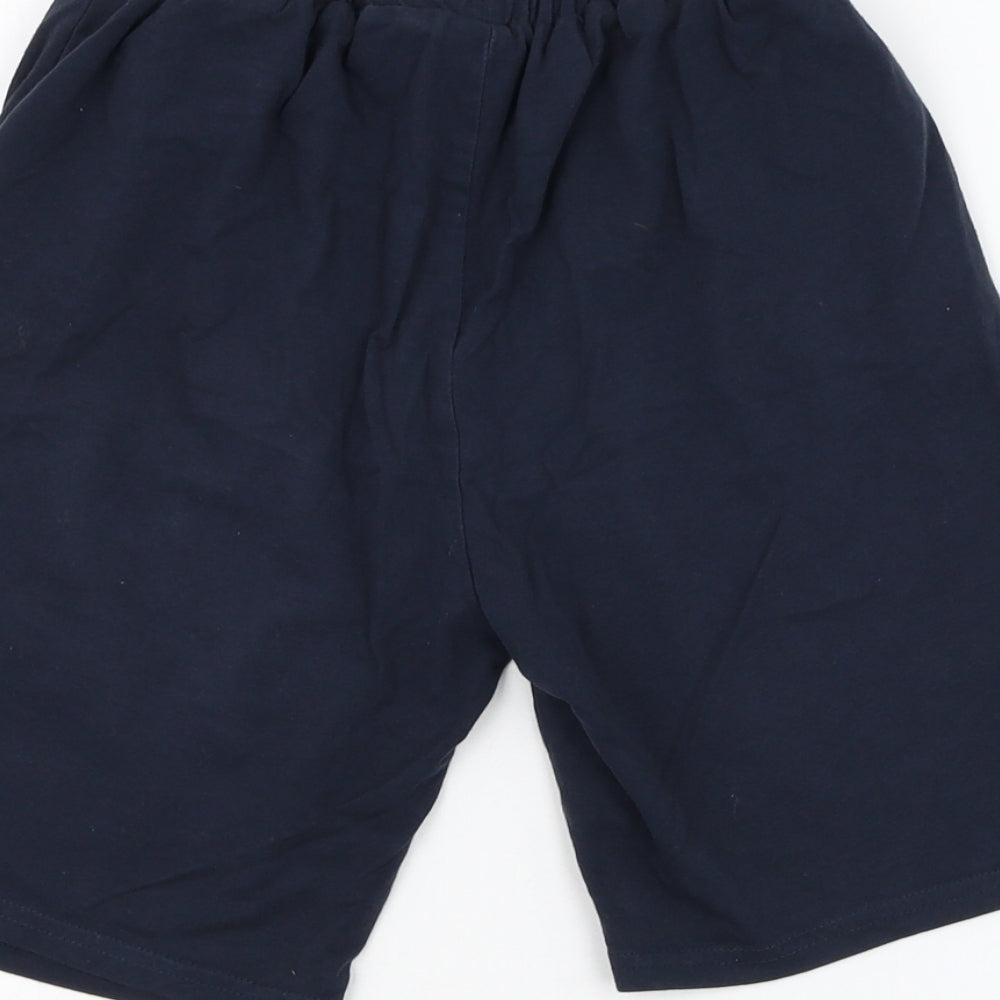 SheIn Boys Blue  Cotton Sweat Shorts Size 9-10 Years  Regular